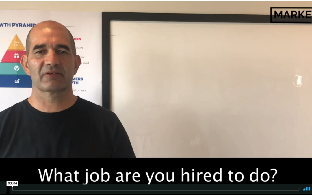 What job are you hired to do?